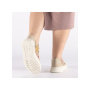 Vorschau RIEKER N9919-91 beige modische Damen-Sneaker mit Muster, atmungsaktives Material