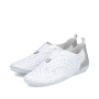 Vorschau RIEKER 43663-80 weiße Damen Leder-Sommermokassins, bequem und atmungsaktiv