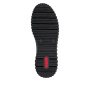 Vorschau RIEKER N2555-02 schwarze Damen-Sneaker, modernes Design, komfortables Gehen, Ant