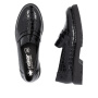 Vorschau RIEKER 45560-03 schwarze Damen-Mokassins, glänzend, modern