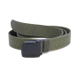 Vorschau Asoto olivfarbener Unisex-Gürtel 120 cm mit metallischer Schnellverschlussschnal
