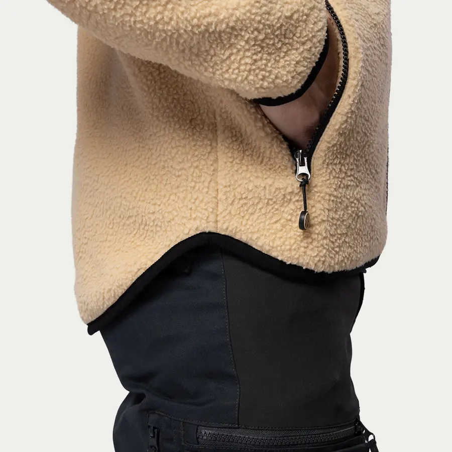 detail Jacke Herren Beyond Nordic Sweden Teddy