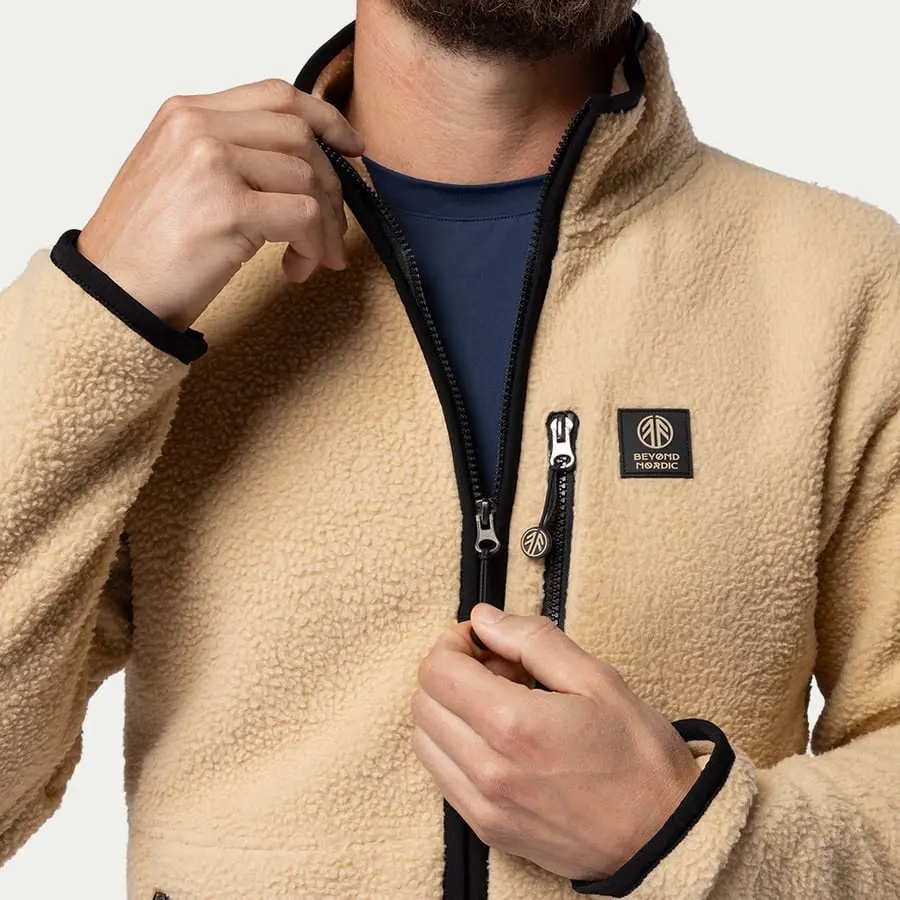 detail Jacke Herren Beyond Nordic Sweden Teddy