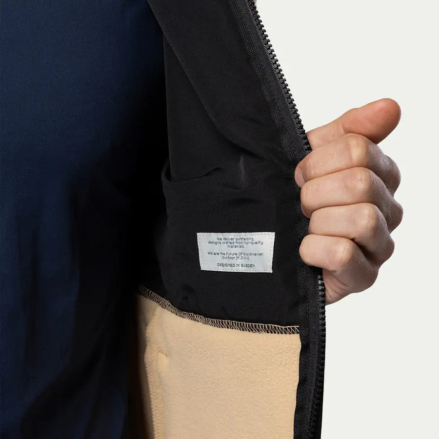 detail Jacke Herren Beyond Nordic Sweden Teddy