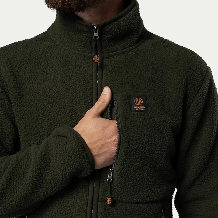 detail Jacke Herren Beyond Nordic Sweden Teddy