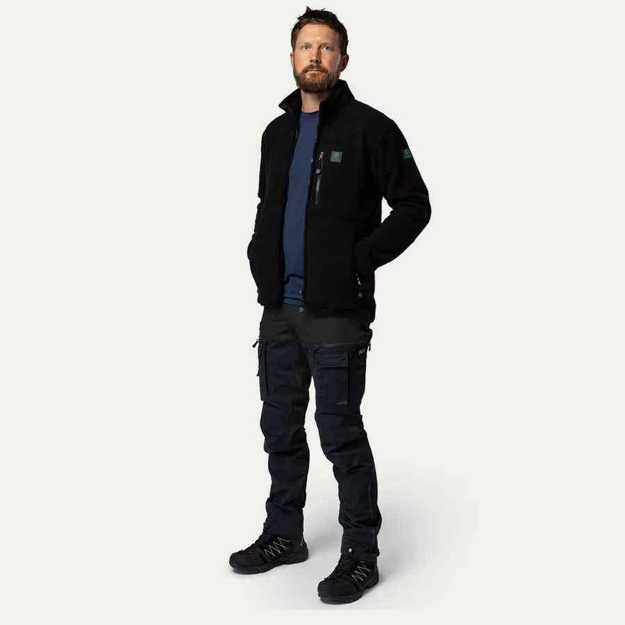 detail Jacke Herren Beyond Nordic Sweden Teddy