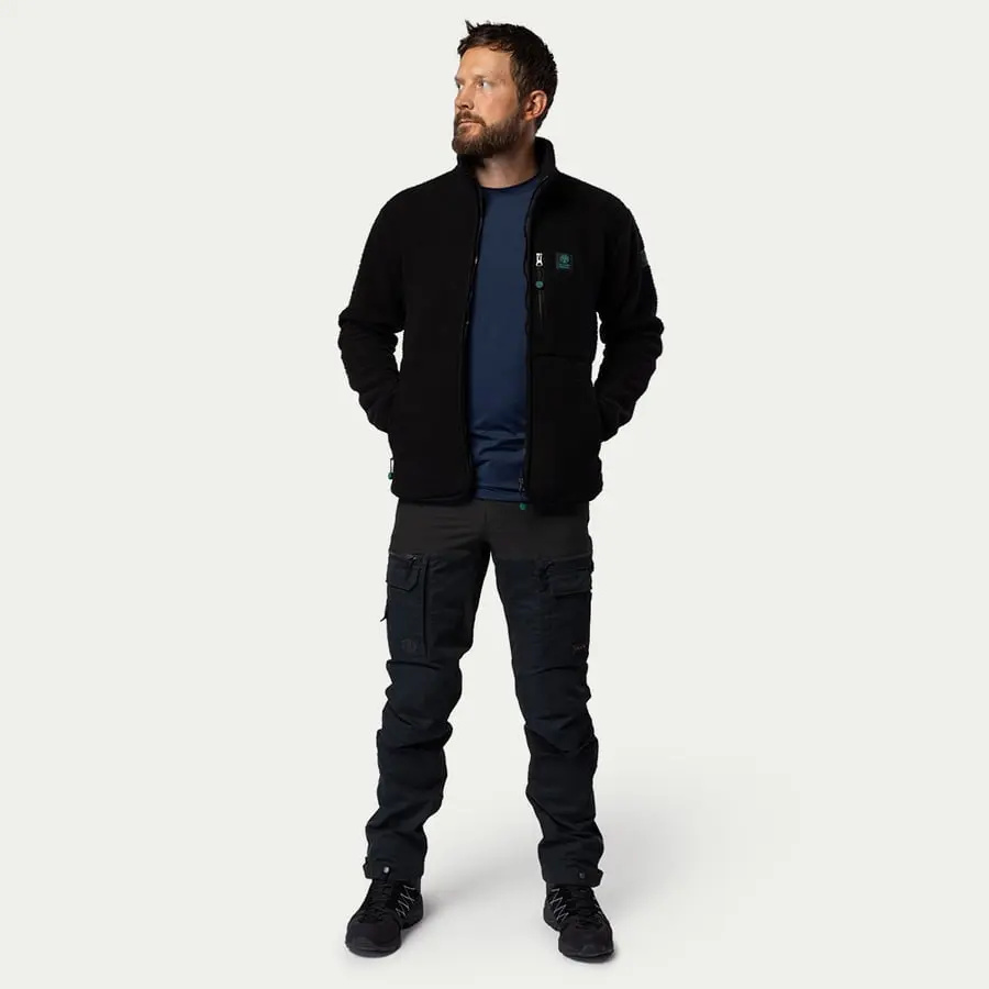 detail Jacke Herren Beyond Nordic Sweden Teddy