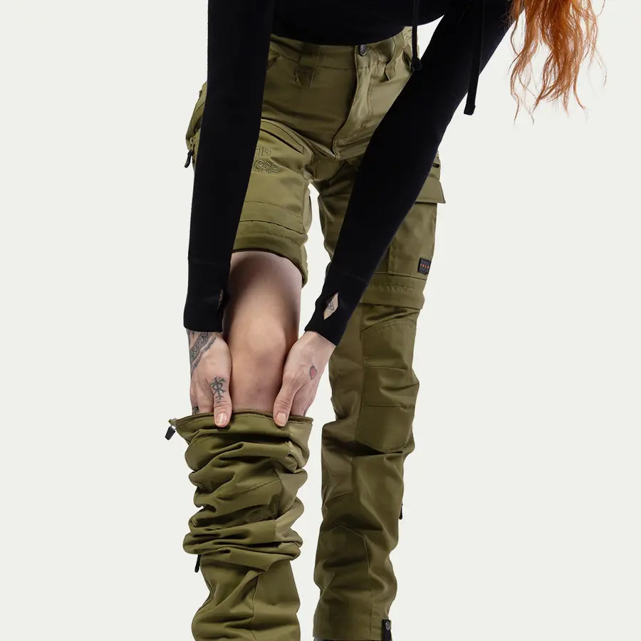 detail Hose Damen Beyond Nordic Sweden Zip-Off Teflon EcoElite®