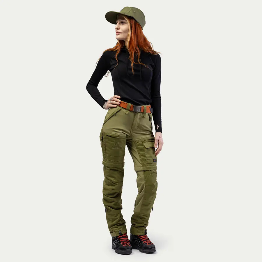 detail Hose Damen Beyond Nordic Sweden Zip-Off Teflon EcoElite®