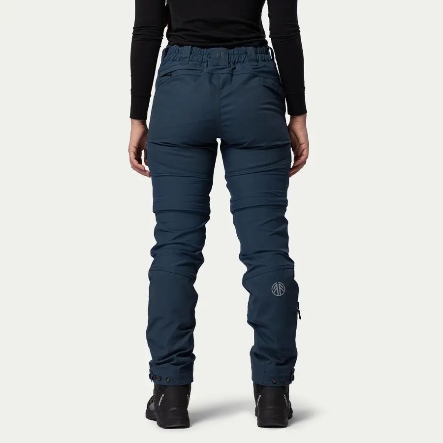 detail Beyond Nordic Sweden Zip-Off blaue Damen Outdoor-Zip-Off-Hose 2-in-1 Teflon EcoE