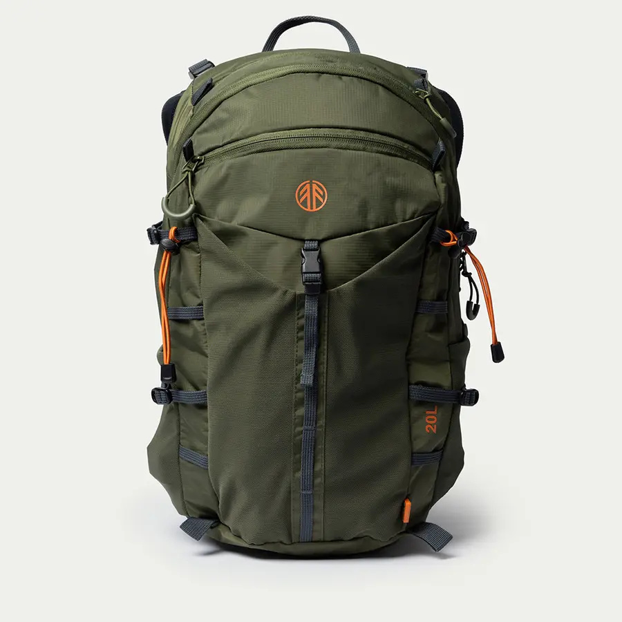 detail Beyond Nordic Sweden BN503 olivgrüner Herren Outdoor Rucksack 20L