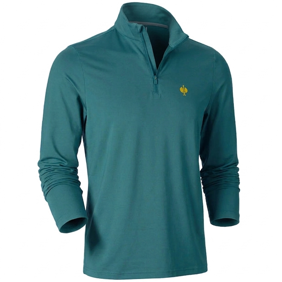 detail ENGELBERT STRAUSS 21745 grünes funktionelles Herren-Sommer-T-Shirt mit UV-Schutz