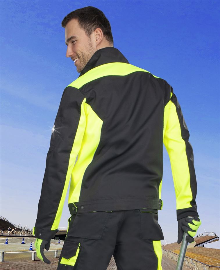 detail Berufsjacke ARDON Neon