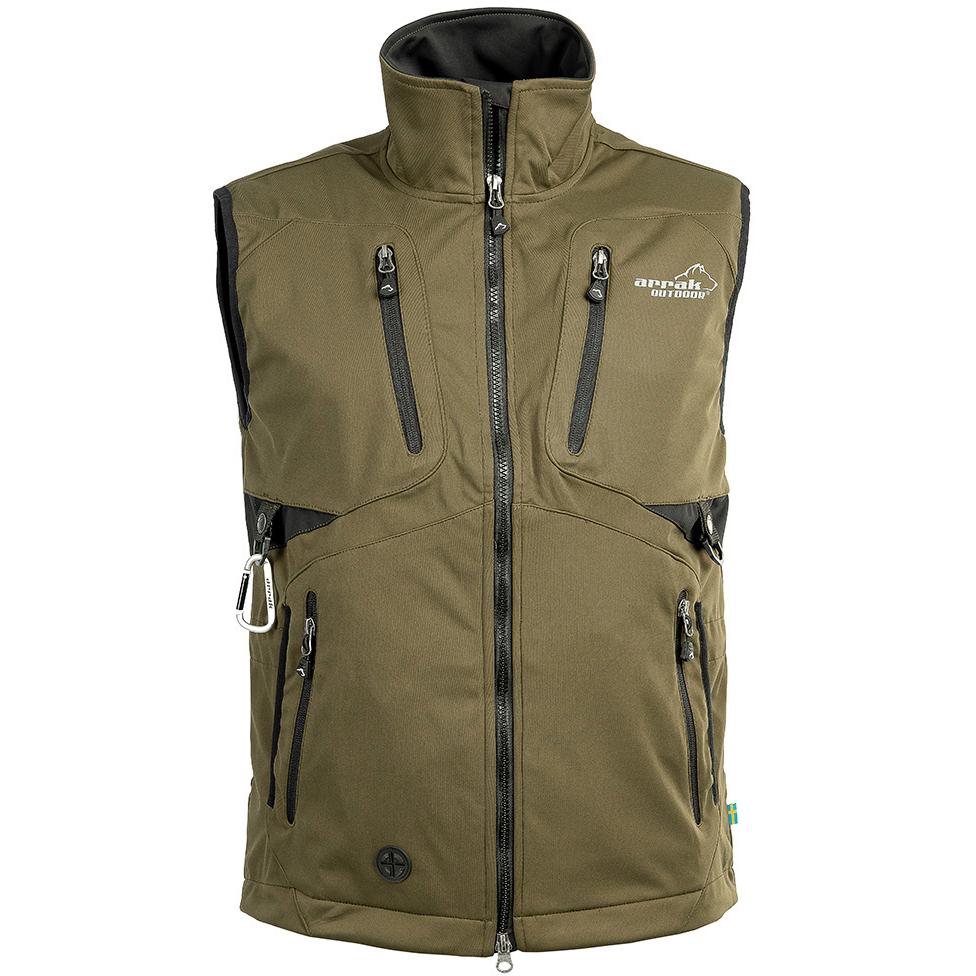 detail Herrenweste Softshell ARRAK SWEDEN Acadia