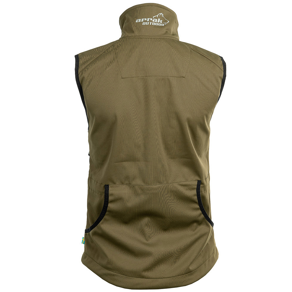 detail Herrenweste Softshell ARRAK SWEDEN Acadia