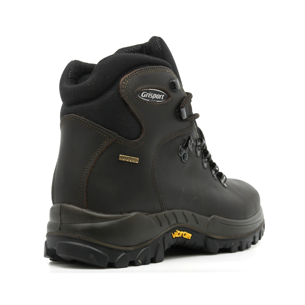 detail GRISPORT Classic braune Herren-Outdoor-Lederschuhe mit Vibram-Sohle und Spo-Tex®