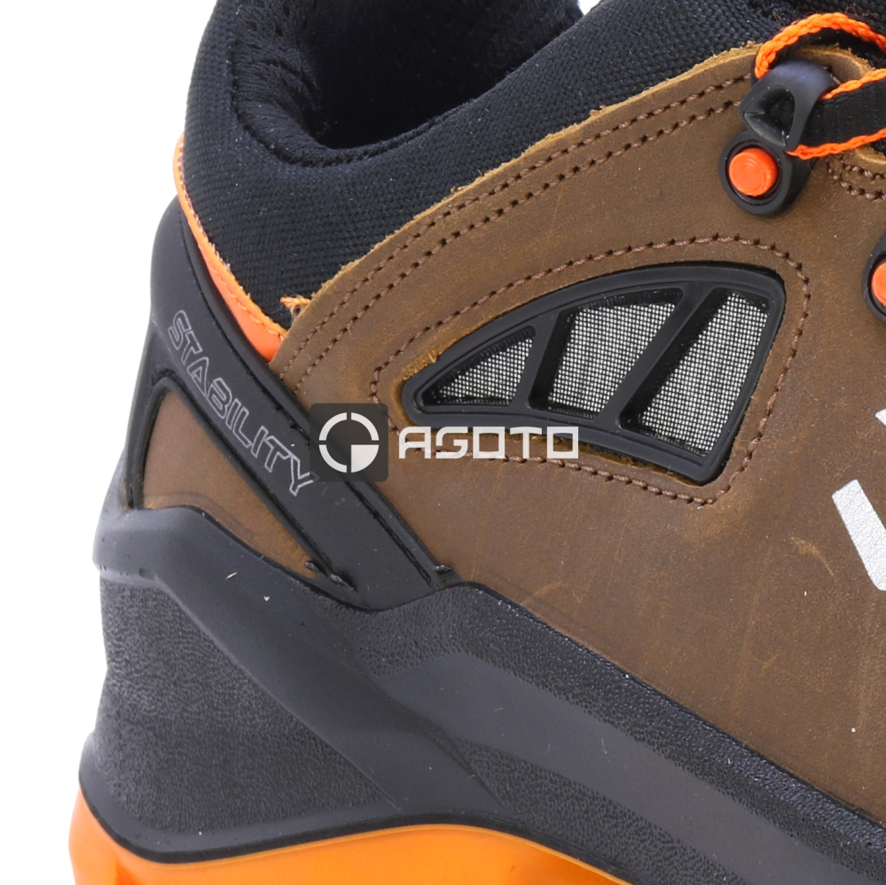 detail BICAP Seal Low S3 braune Herren Arbeitsschuhe + Pro Air Belüftungssystem