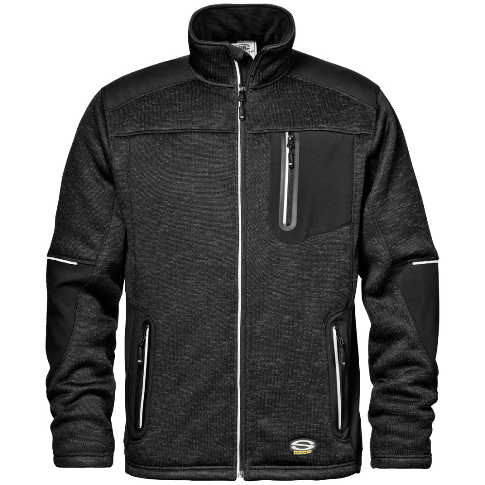 detail Jacke SIR Fighter Melange