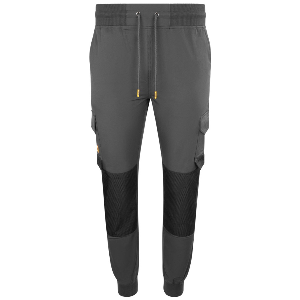 detail JCB Jogger 4 Way Stretch graue Herren Arbeitshose mit 4 Wege Stretch