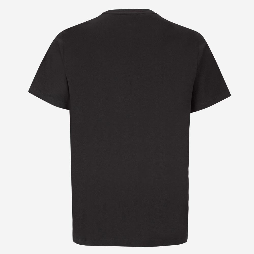 detail TOWORKFOR Fast-Dry schwarzes Herren T-Shirt, schnelltrocknend für hohen Komfort