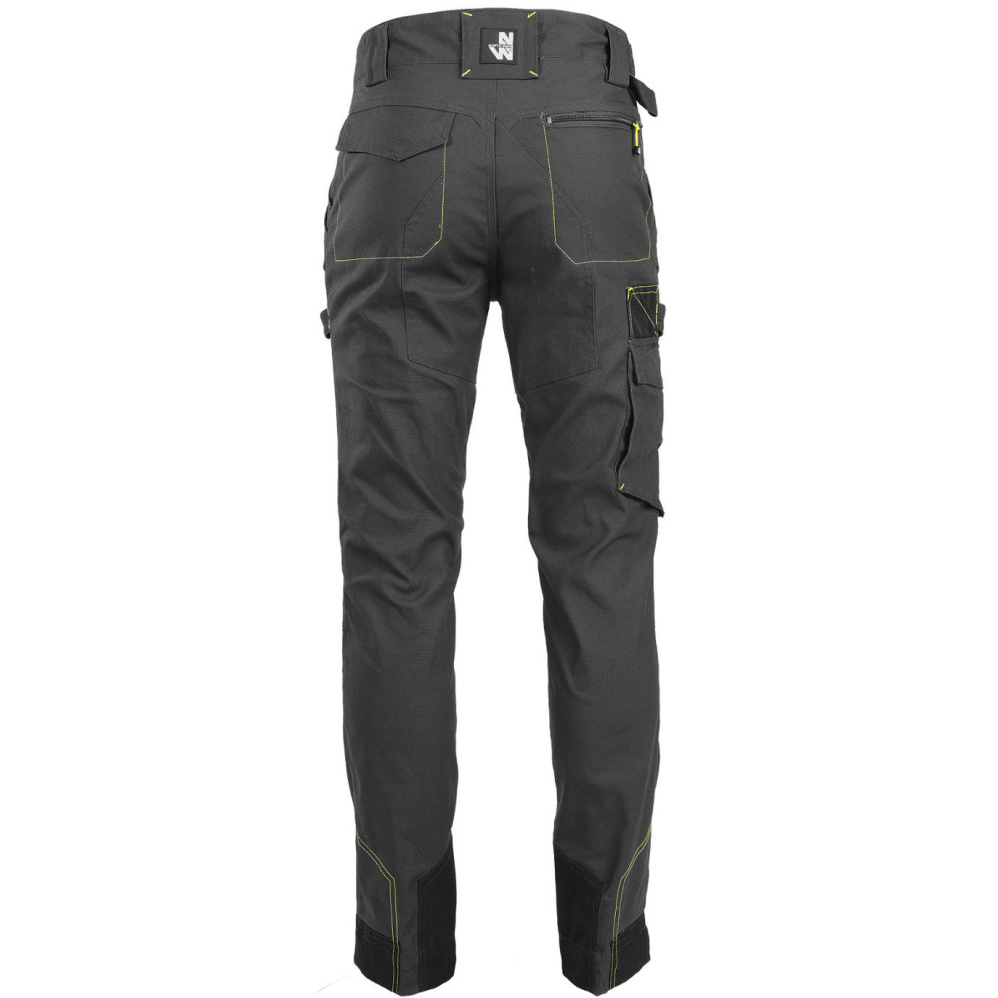 detail Nine Worths Killy graue Herren Canvas-Stretch Arbeitshose, robust und flexibel