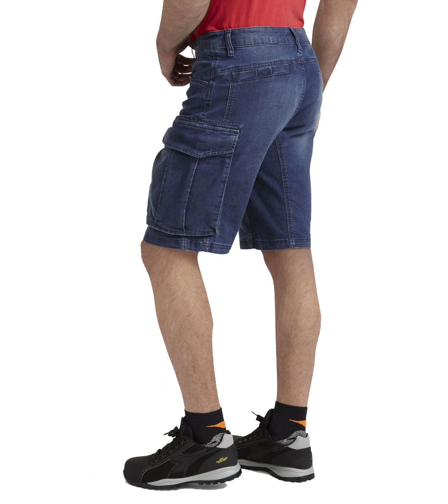 detail Shorts DIADORA Jeans Stertch