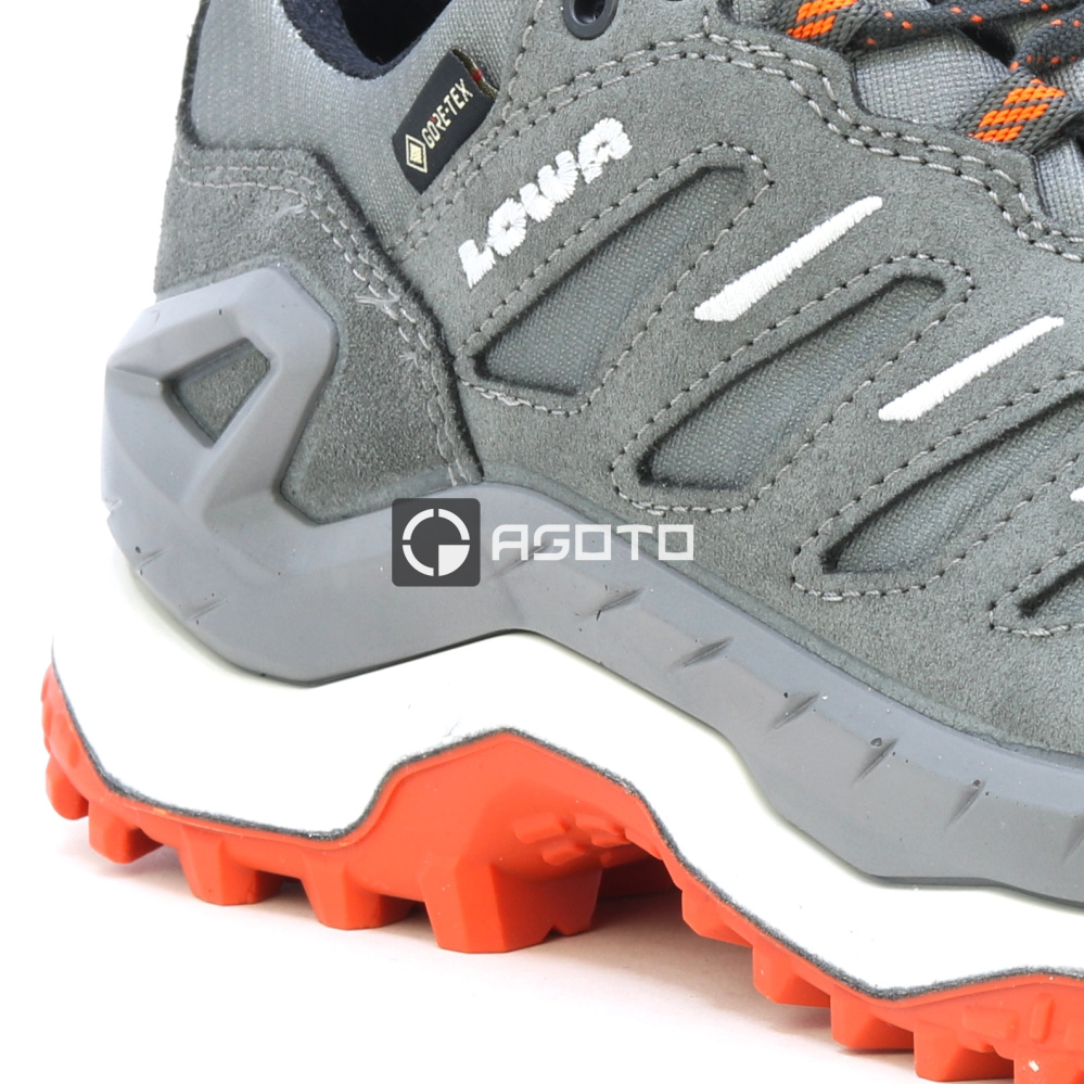 detail LOWA Innovo GTX Lo graue Herren-Outdoorschuhe, Gore-Tex® Membran