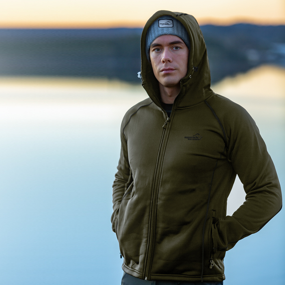 detail Herren-Sweatshirt ARRAK SWEDEN Power Fleece