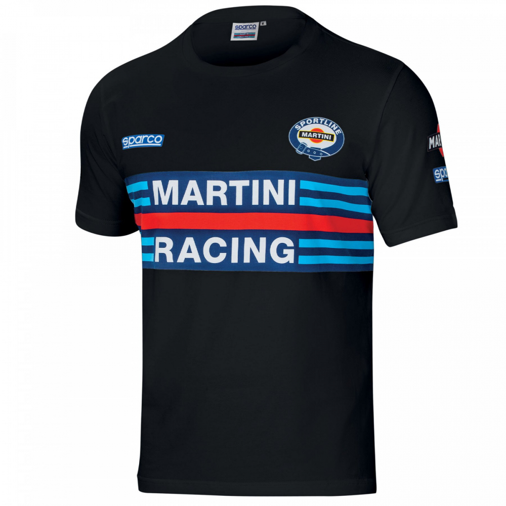 detail T-shirt SPARCO Martini Racing