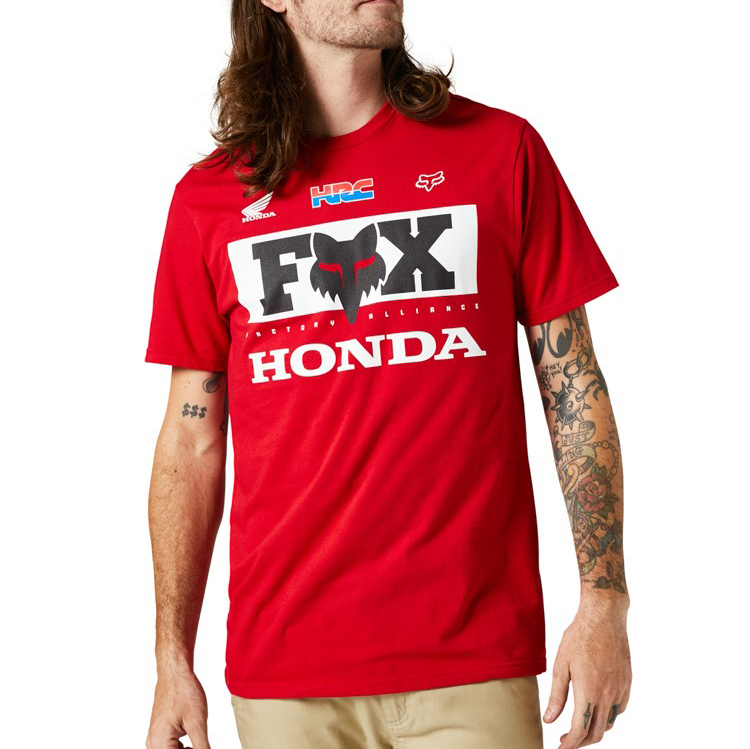 detail Herren T-Shirt FOX Honda Premium