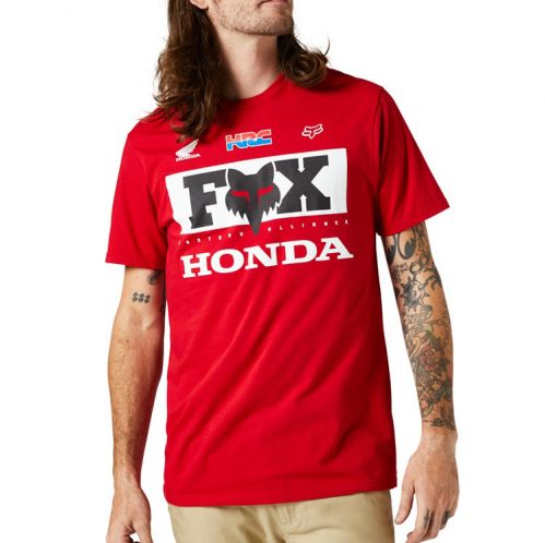 Herren T-Shirt FOX Honda Premium