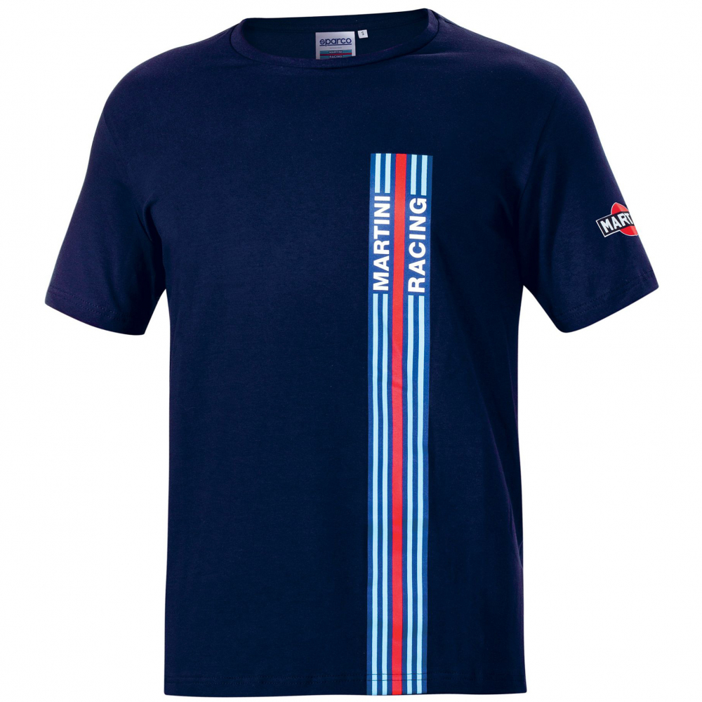 detail T-Shirt Stretch SPARCO Martini Racing Stripes