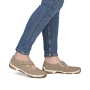 Vorschau RIEKER 55958-20 beige Damen Ballerinas für warme Sommertage, Antistress